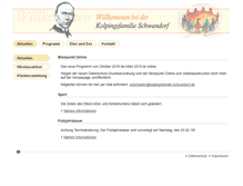Tablet Screenshot of kolpingsfamilie-schwandorf.de